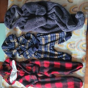 Lil boy 1 piece zipper cover ups